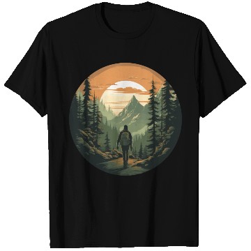 Discover Forest nature trekking adventure T Shirts