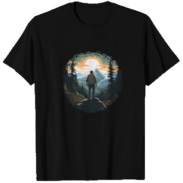 Discover Forest nature trekking adventure T Shirts