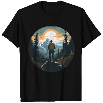 Discover Forest nature trekking adventure T Shirts