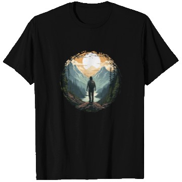 Discover Forest nature trekking adventure T Shirts