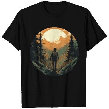 Discover Forest nature trekking adventure T Shirts