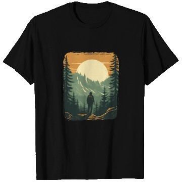 Discover Forest nature trekking adventure T Shirts