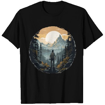 Discover Forest nature trekking adventure T Shirts