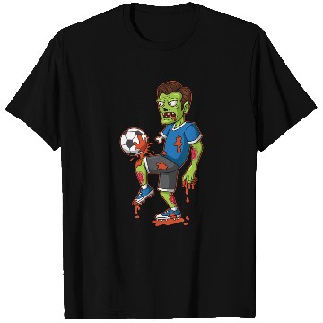 Discover Soccer Player Zombie Trick Or Treat Halloween T Shirts
