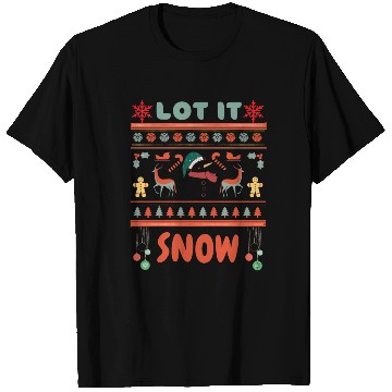 Discover Fun Snowman Lot It Snow T Shirts