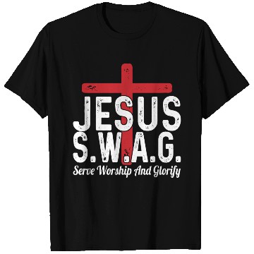 Discover Jesus Serve Worship and Pray SWAG Christian T Shirts