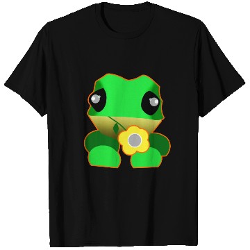 Discover Cute frog with flower T Shirts