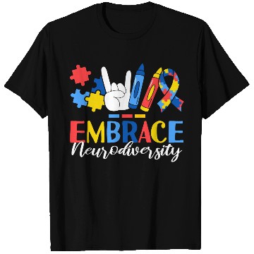 Discover Embrace Neurodiversity ABA Therapist Behavioral T Shirts