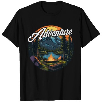 Discover Forest nature trekking adventure T Shirts