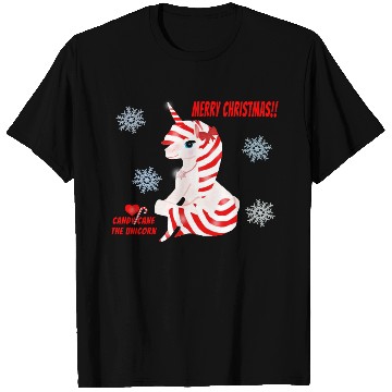 Discover "Candy Cane the Unicorn" (Snowflake Snuggliezz) T Shirts