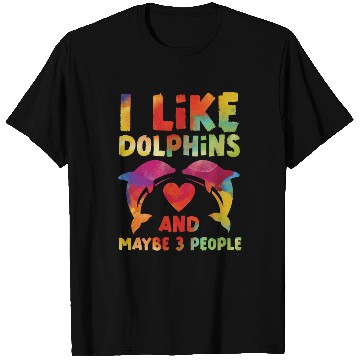 Discover Dolphin Watercolor I Like Dolphins T Shirts