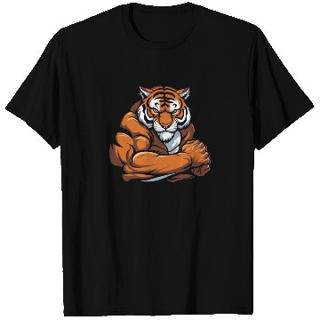 Discover Workout Gym Tiger T Shirts