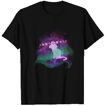 Discover Music Space Cat T Shirts