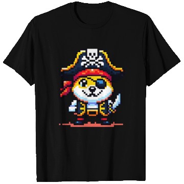 Discover Doge Pirate: A Digital Treasure Hunt T Shirts