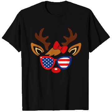 Discover Cute American Deer Face T Shirts