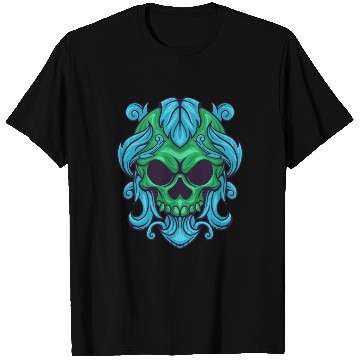 Discover Green skull T Shirts
