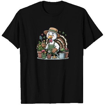 Discover Thanksgiving Garden Turkey Gardener Vegetable T Shirts