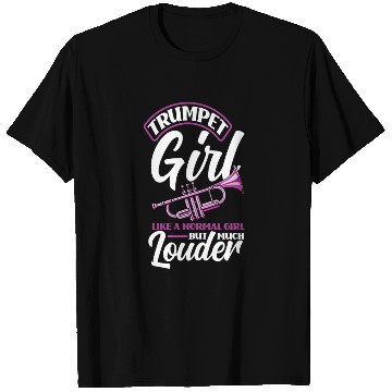 Discover Trumpet Girl Funny Trumpet Player Gift T Shirts