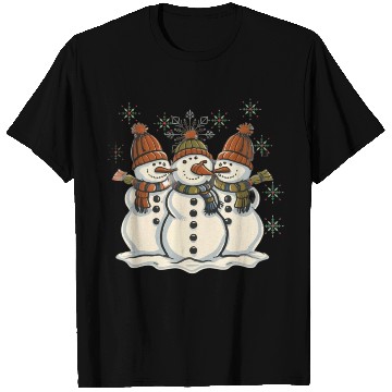 Discover Snowman Festive Greetings T Shirts