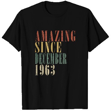 Discover December 1963 Anniversary December 1963 December T Shirts