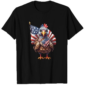 Discover Patriotic Plumes: Thanksgiving Turkey Flag Style T Shirts