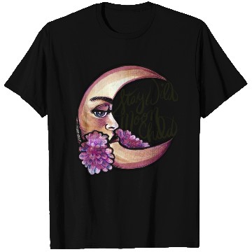 Discover Stay Wild Moon Child T Shirts