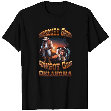 Discover Cherokee Spirit, Cowboy Grit: Oklahoma T Shirts