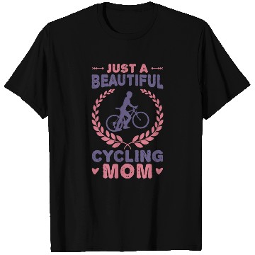 Discover Just A Beautiful Cycling Mom T Shirts