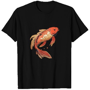 Discover Koi Fish Japanese Carp Pond T Shirts