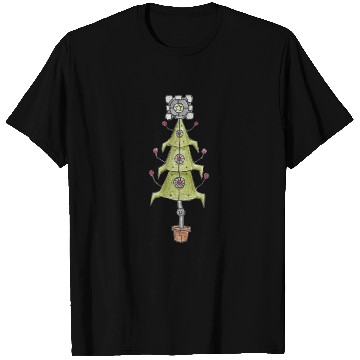 Discover Sci-Fi Alien Robot Christmas Tree T Shirts