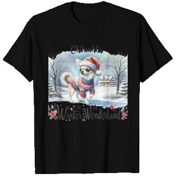 Discover Chihuahua In a Winter Wonderland T Shirts