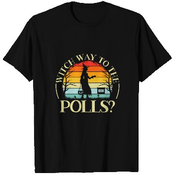 Discover Witch Way To The Polls Spooky Halloween Voting T Shirts