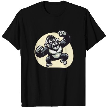 Discover Gorilla With Sunglasses T Shirts