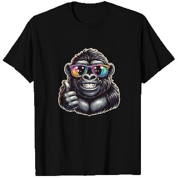 Discover Gorilla With Sunglasses T Shirts