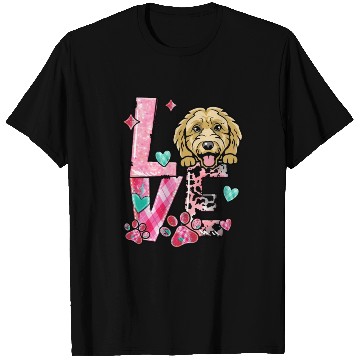 Discover Doodle Dog I Love My Dog Valentines Day T Shirts