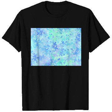 Discover Crystal Snowflake Pattern T Shirts