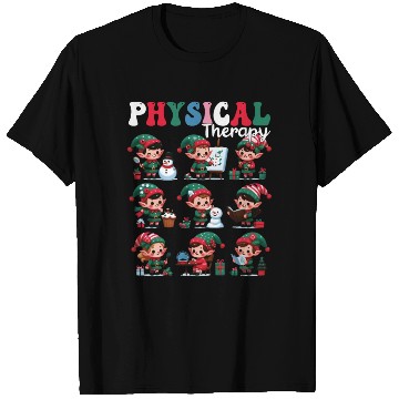 Discover Christmas Gnome Santa Physical Therapy Xmas T Shirts