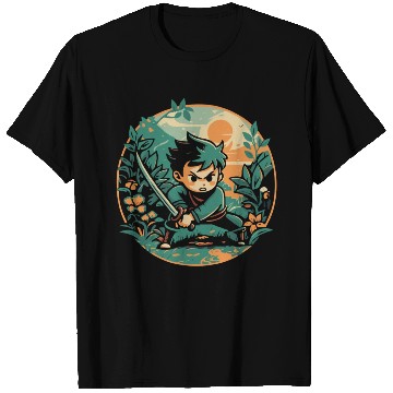 Discover Little Boy Warrior - Fearless and Brave T Shirts
