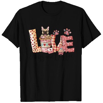 Discover Frenchie Dog Coffee Lover Dog Mom Valentines Day T Shirts