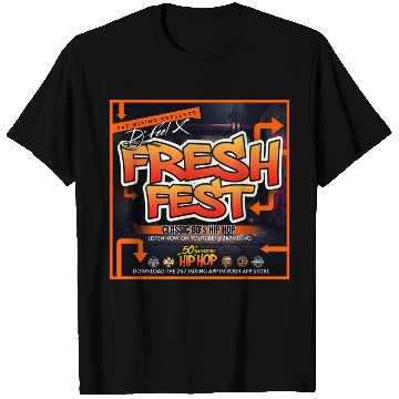 Discover Dj Feel X - Fresh Fest Vol 1Classic 80s Hip Hop T Shirts
