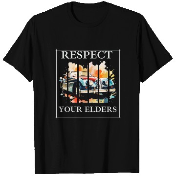 Discover Respect Your Elders vintage Old Classic Muscle Car T Shirts