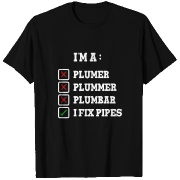 Discover I'm A Plumer Plummer Plumbar, Sarcastic Plumber T Shirts