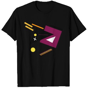 Discover Geometric Shapes Simple Colorful circle triangel T Shirts