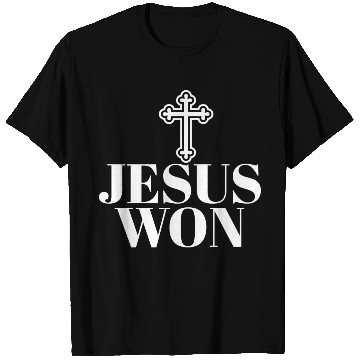 Discover Religious Jesus Won Christian Jesus Holy Cross T Shirts