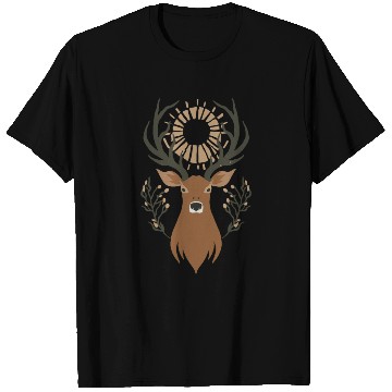 Discover Deer Buck Male Design T Shirts