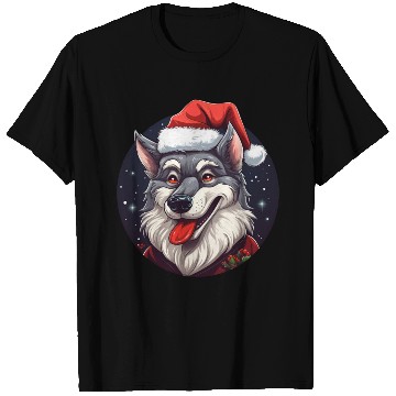 Discover Wolf Christmas T Shirts