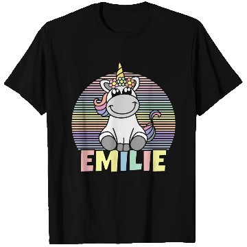 Discover Emilie Name Unicorn T Shirts