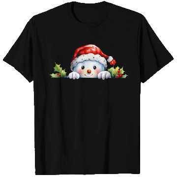 Discover Christmas Cheerful Snowman T Shirts