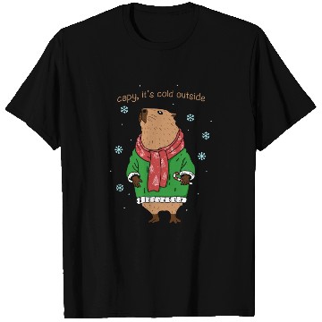 Discover Capybara Winter T Shirts