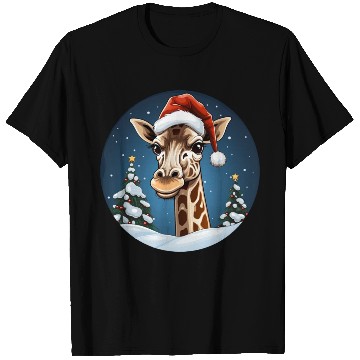 Discover Giraffe Christmas T Shirts
